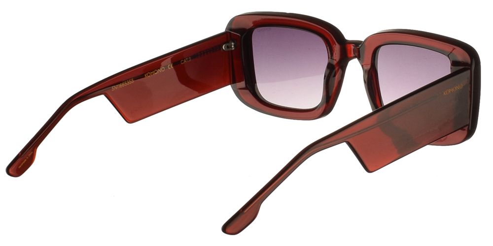 Γυαλιά ηλίου komono avery burgundy sunglasses