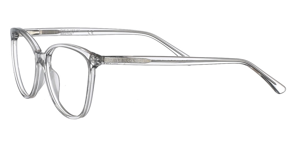 Γυναικεία κοκάλινα γυαλιά οράσεως πεταλούδα BF 144 σε διάφανο σκελετό της εταιρίας Glass of Brixton για όλα τα πρόσωπα.