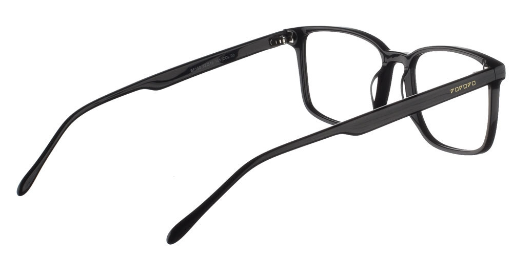 Τετράγωνα κοκάλινα unisex γυαλιά οράσεως BF 150 00 με μαύρο σκελετό της εταιρίας Glass of Brixton κατάλληλα για μεσαία και μεγάλα προσωπα.