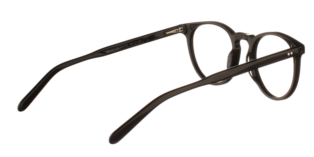 Στρογγυλά κοκάλινα ανδρικά και γυναικεία γυαλιά οράσεως Κ1168 1 μαύρα της εταιρίας Katler κατάλληλα για μικρά και μεσαία πρόσωπα.