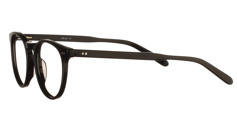 Στρογγυλά κοκάλινα ανδρικά και γυναικεία γυαλιά οράσεως Κ1168 1 μαύρα της εταιρίας Katler κατάλληλα για μικρά και μεσαία πρόσωπα.