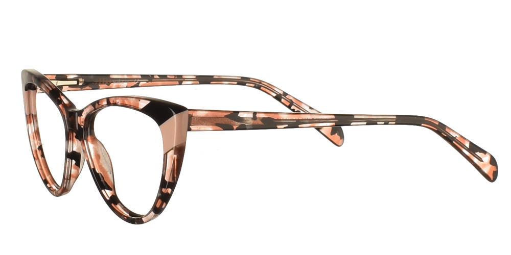 Πεταλούδα κοκάλινα γυναικεία γυαλιά οράσεως Κ4099 3 απαλά ροζ ταρταρούγα της εταιρίας Katler κατάλληλα για μεσαία και μεγάλα πρόσωπα.