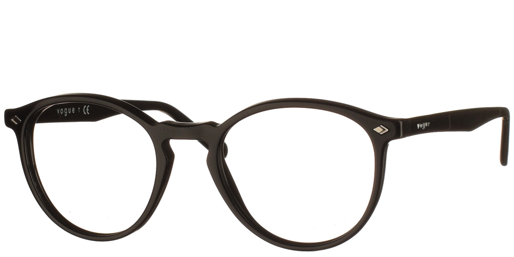 Unisex round eyewear VO 5367 black by Vogue more suitable for medium and large faces.